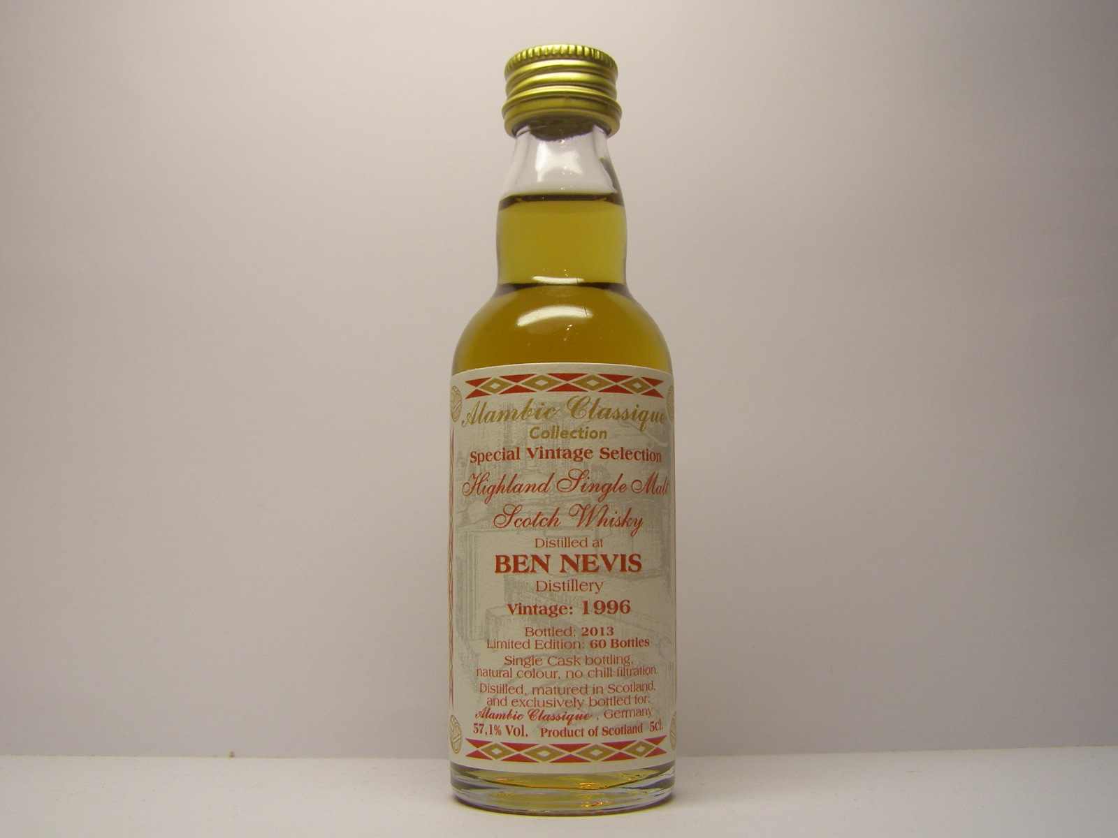 HSMSW 17yo 1996-2013 "Alambic Classique" 5cl. 57,1%Vol.